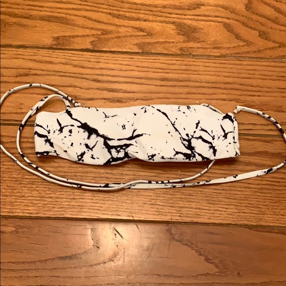 Zaful bandeau swim top